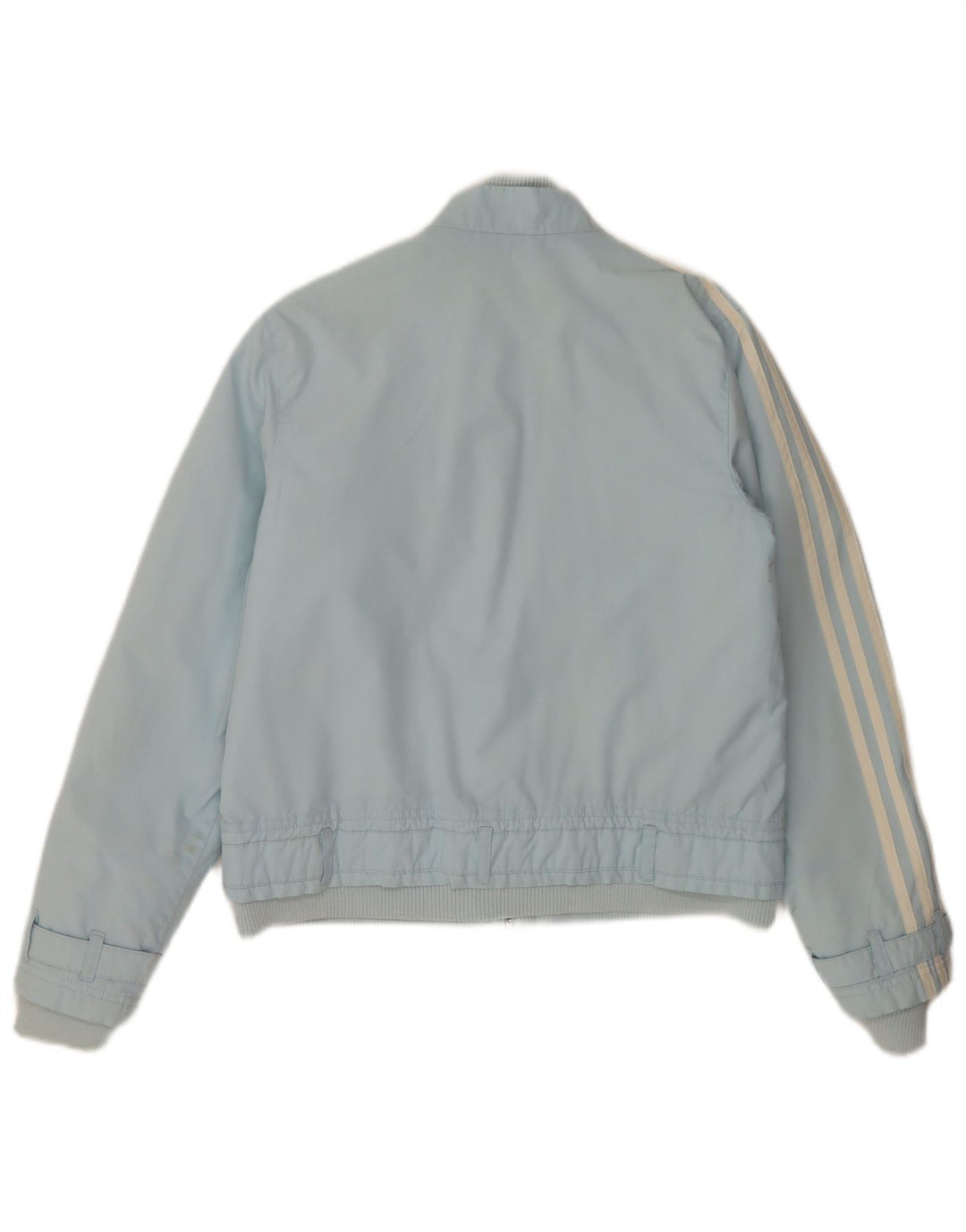 Damska kurtka bomber Adidas UK 10, mała, niebieska, poliestrowa