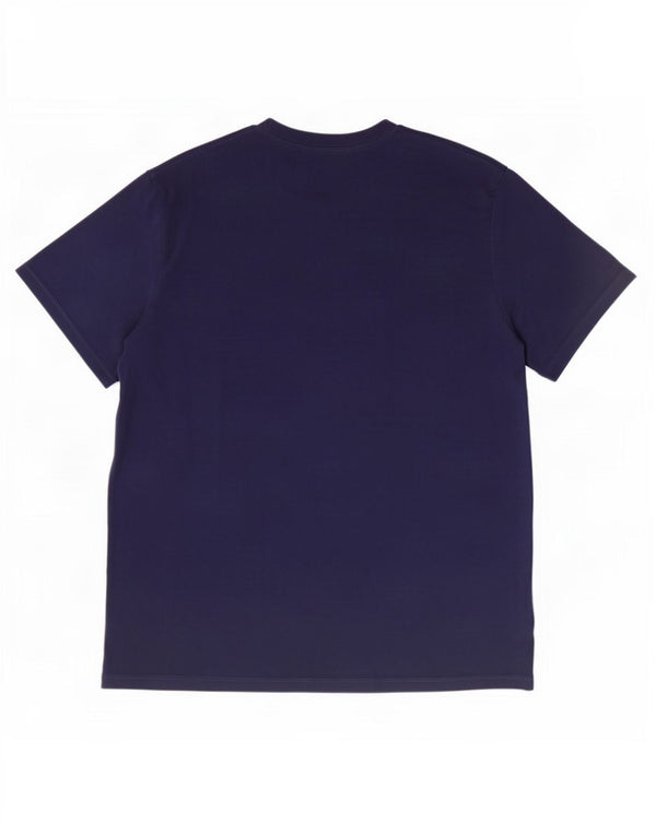 Adidas Męska koszulka graficzna Top XL, granatowa, bawełniana