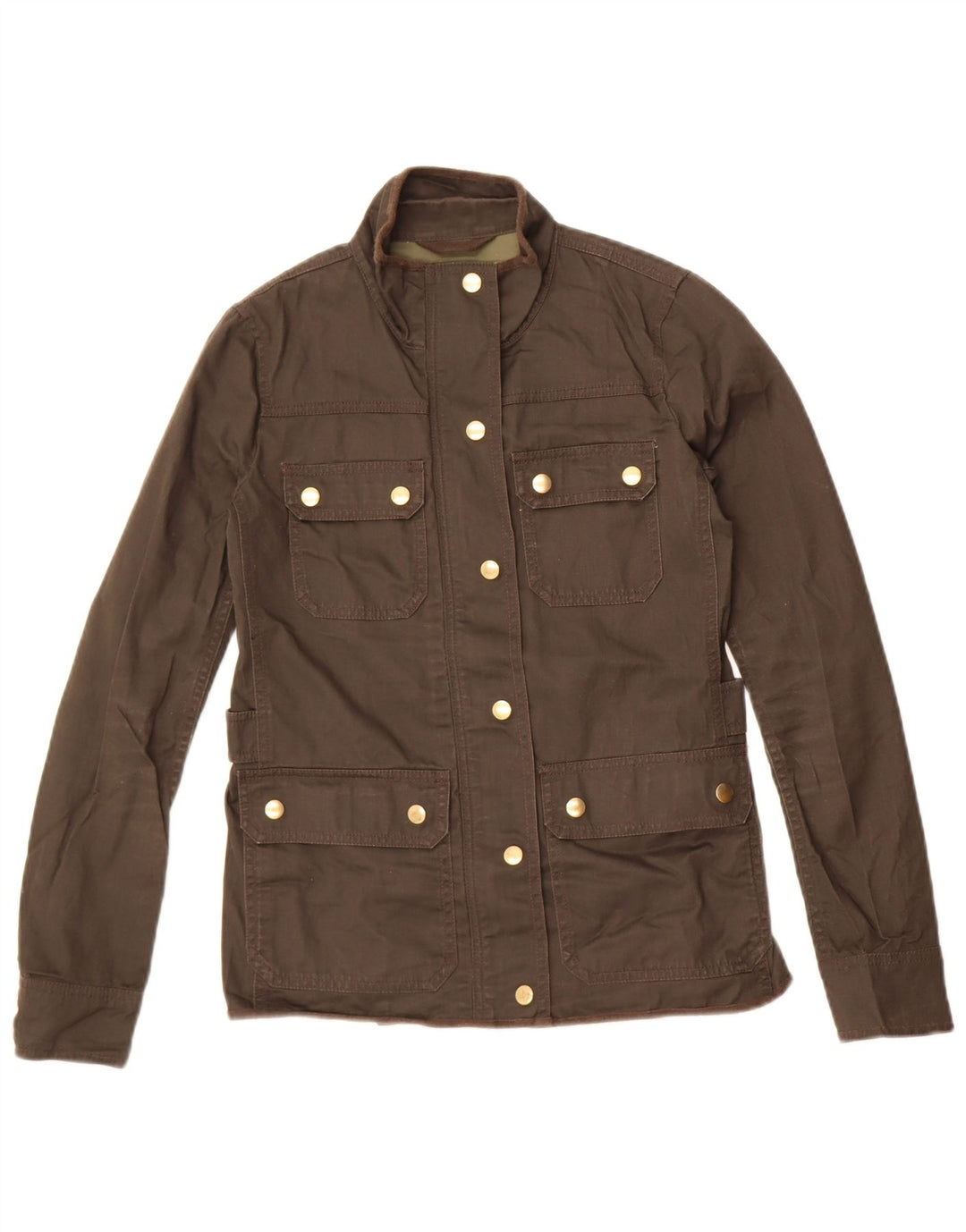 Damska kurtka użytkowa J. Crew UK 2 2XS, bawełna khaki