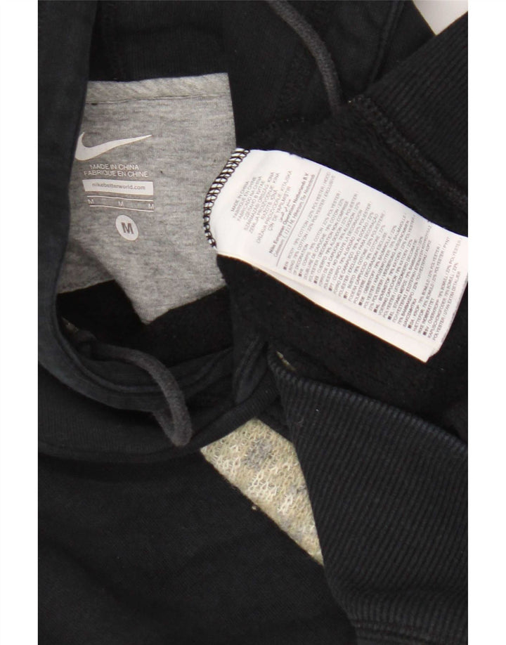Męski sweter z kapturem Nike, bawełniany, średniej wielkości, w kolorze czarnym