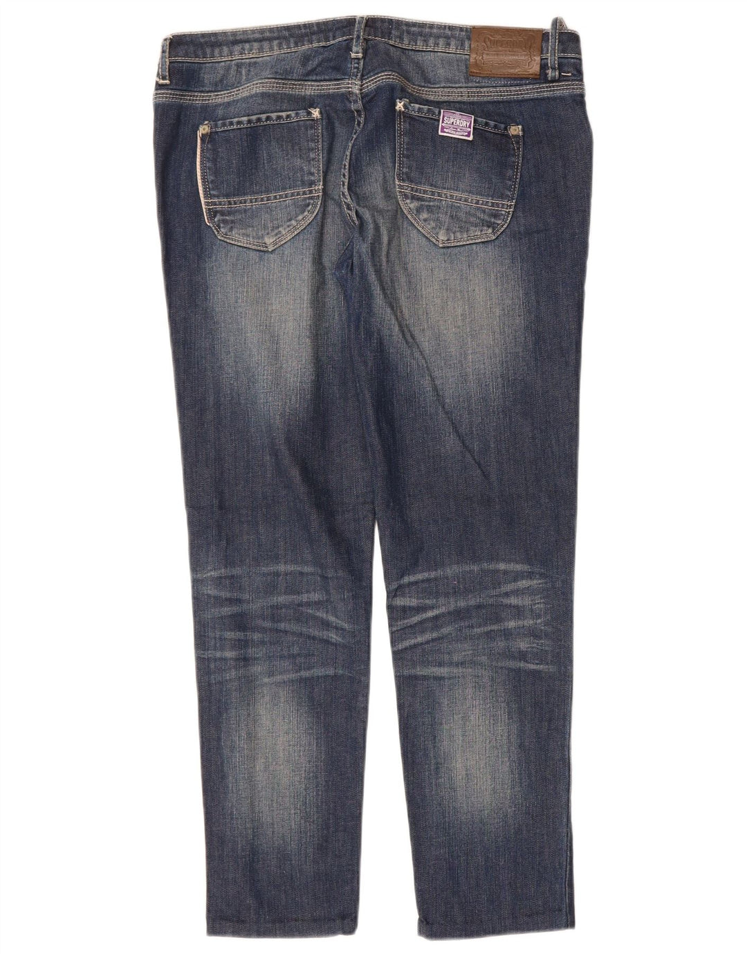 SUPERDRY Womens Slim Jeans W32 L27 Blue