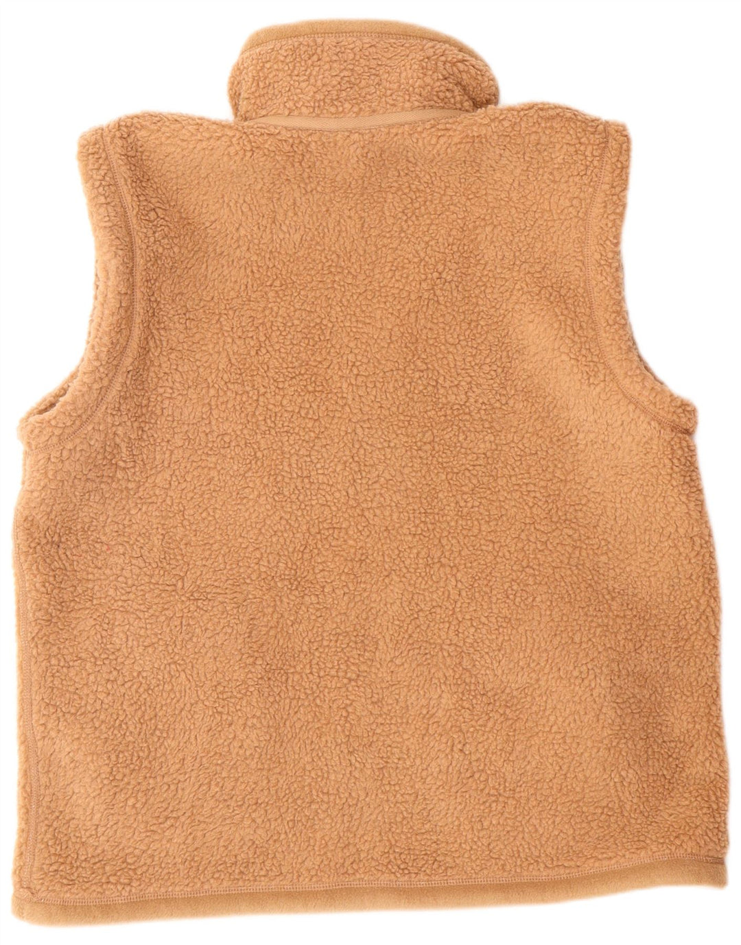 Dwustronna kamizelka polarowa męska Vintage UK 38 Średni Beżowy Poliester