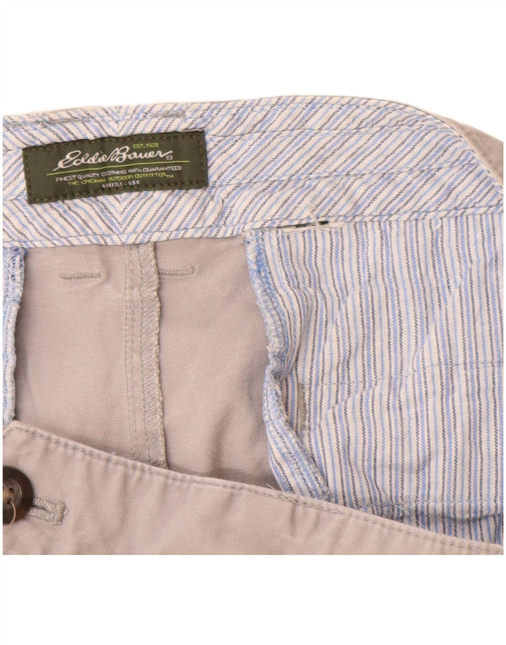 Spodnie damskie Eddie Bauer Straight Capri W32 L19 Szare