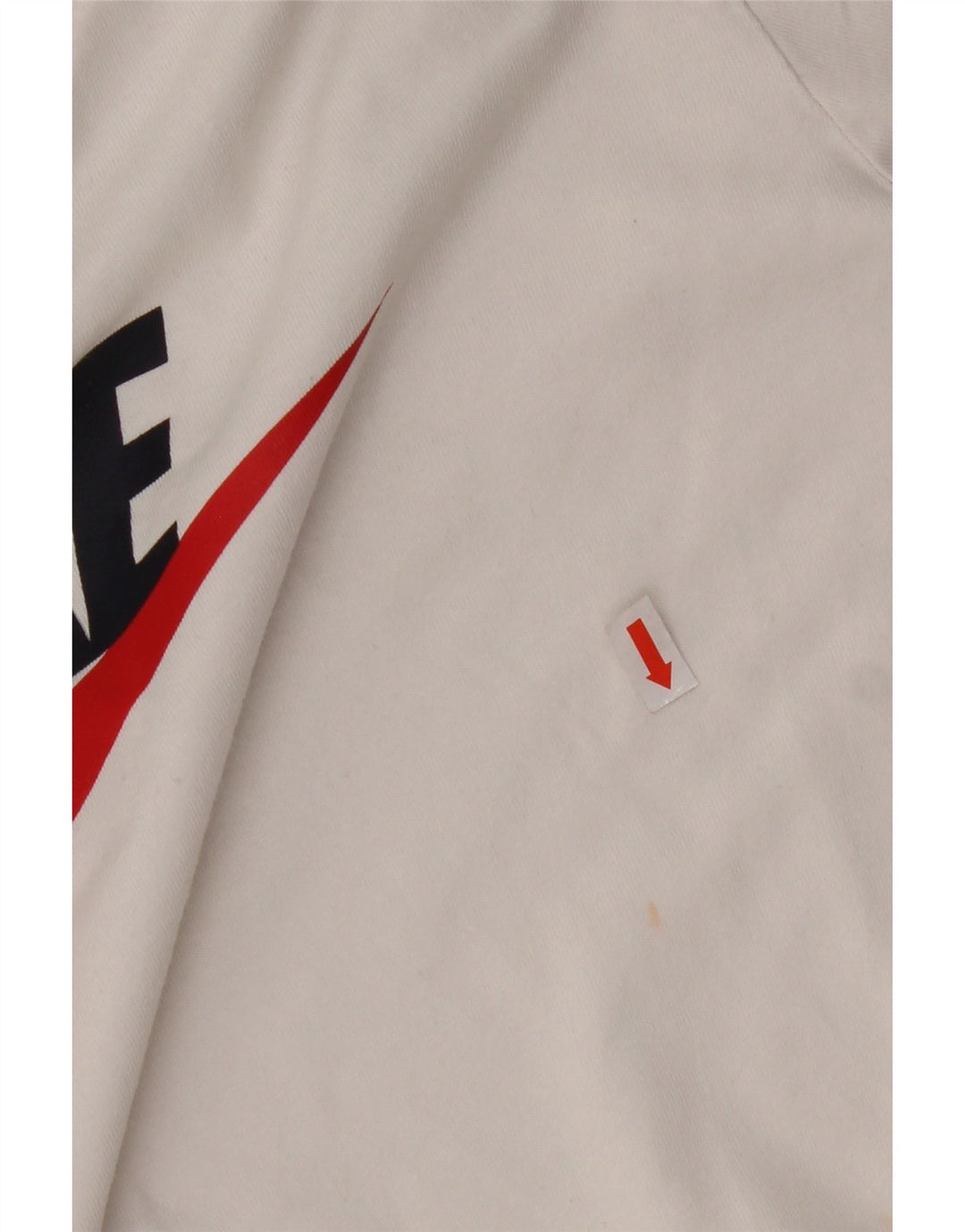 Chłopięcy T-shirt z grafiką NIKE, 13-14 lat, biała bawełna