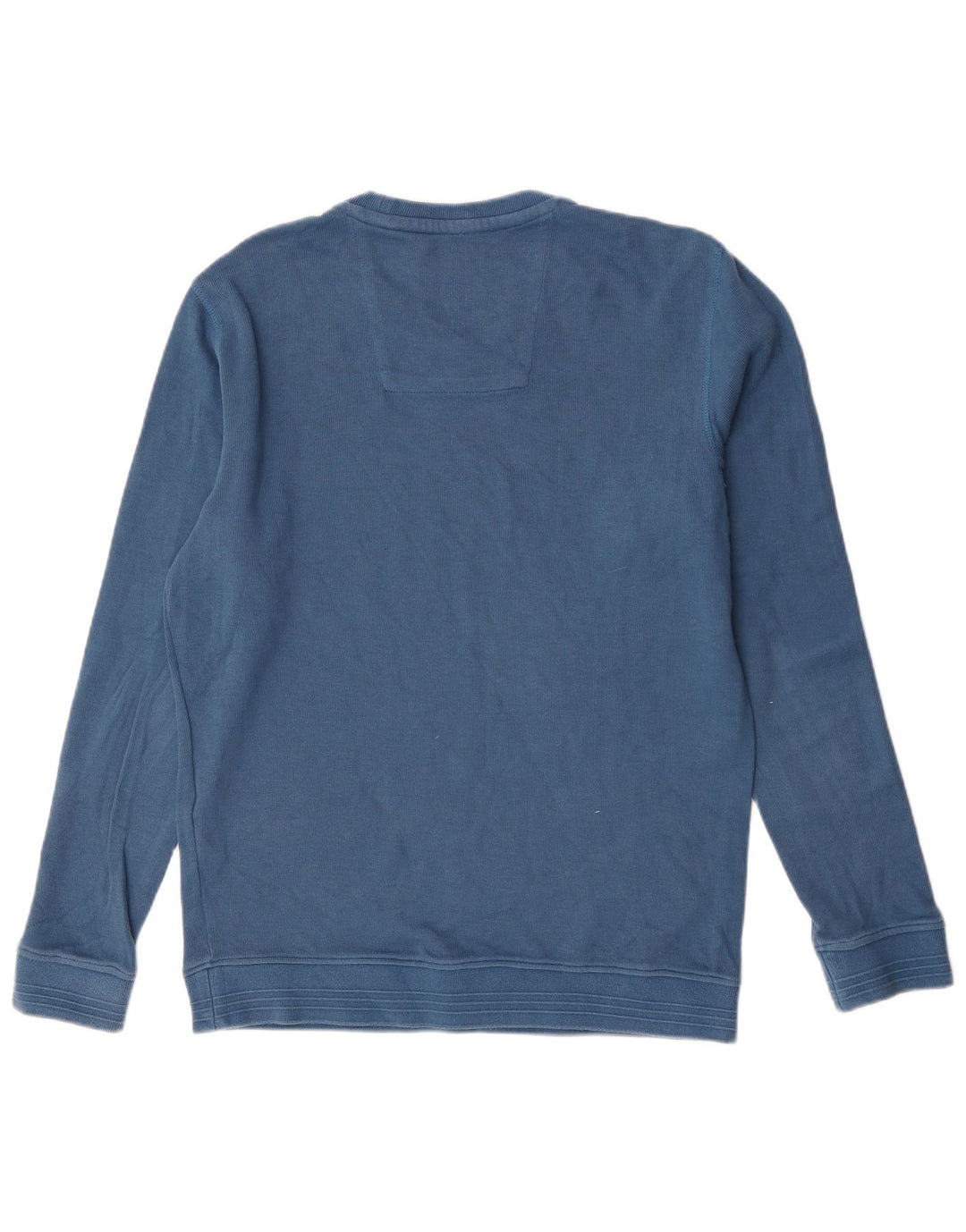 Crew Clothing Męski sweter z okrągłym dekoltem, duży, niebieski, bawełniany