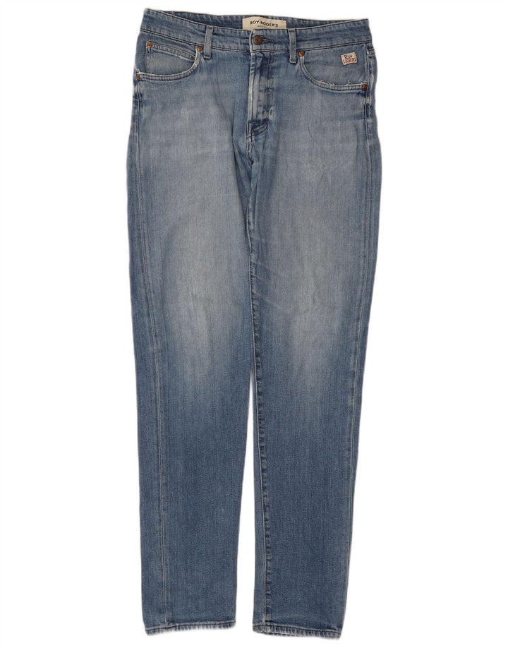 Męskie jeansy slim ROY ROGERS W34 L34 Niebieskie bawełniane