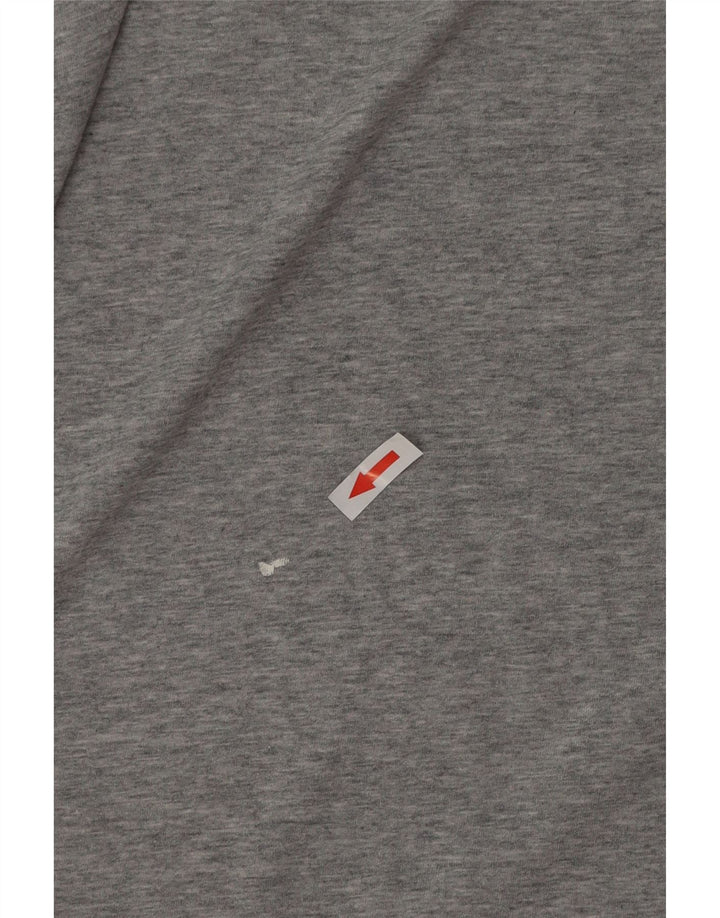 Męski T-shirt Nike Dri Fit, duży, szary, bawełniany w cętki