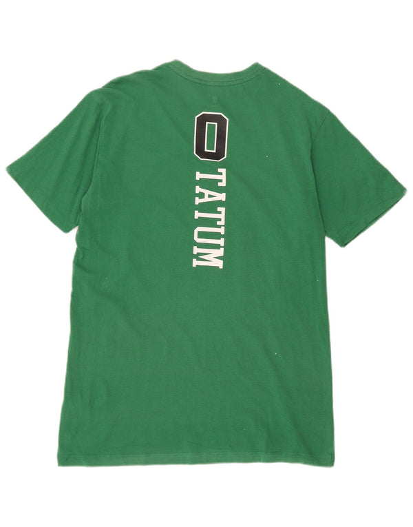 Męska koszulka NBA Celtics z grafiką, średnia, zielona bawełna