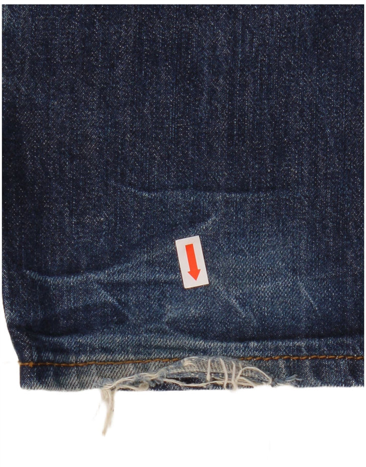 Męskie dżinsy Levi's 501 Straight W36 L32 Niebieskie bawełniane
