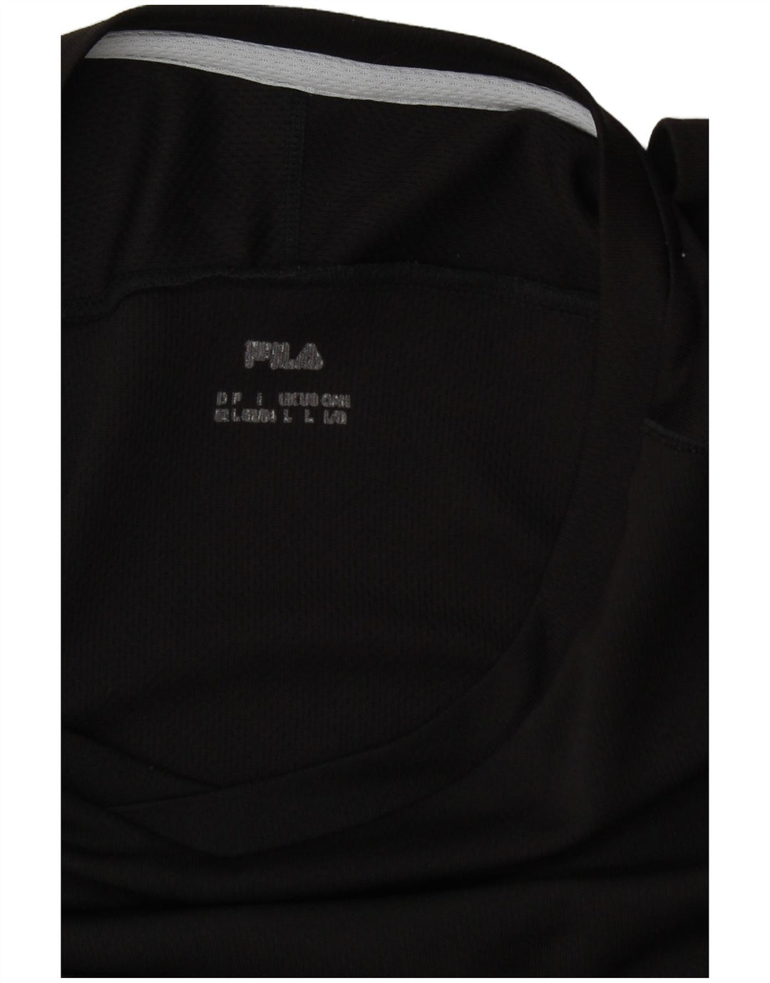 T-shirt męski Fila Top, duży, czarny, z blokami kolorów