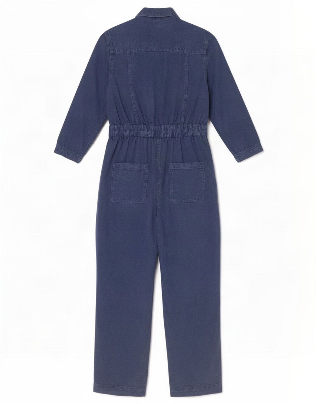 Marks & Spencer Damski kombinezon z długim rękawem UK 8 Small Blue Lyocell