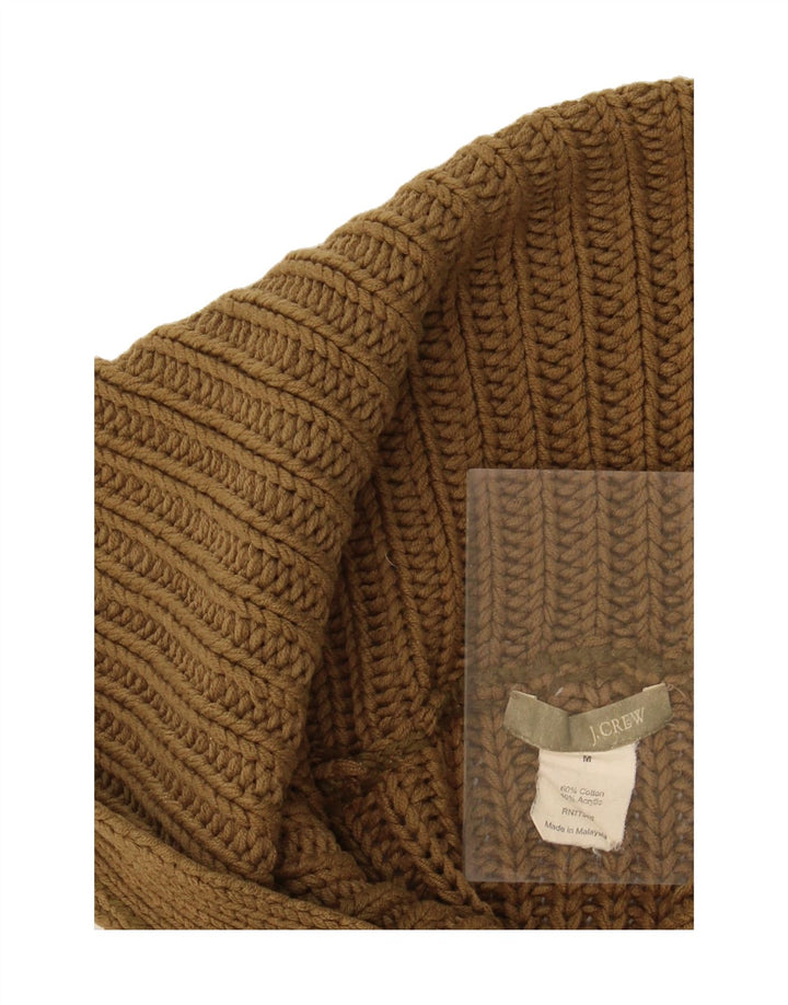 J. CREW Womens Cardigan Sweater UK 14 Medium Khaki Cotton Vintage J. Crew and Second-Hand J. Crew from Messina Hembry 
