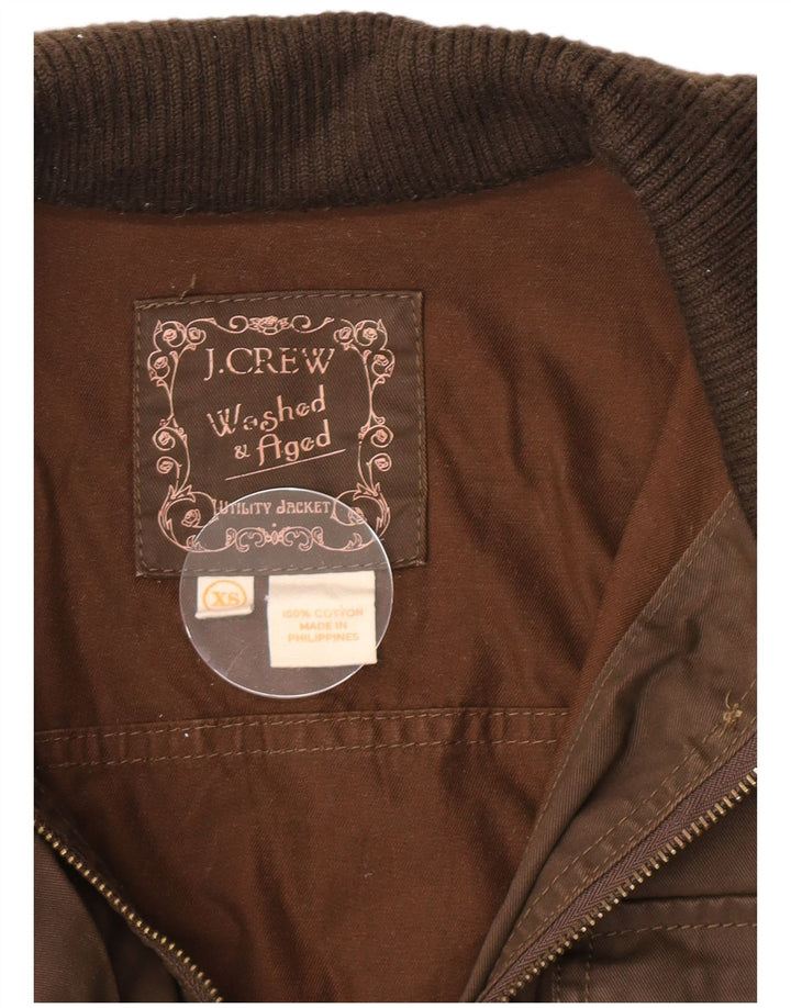 Damska kurtka użytkowa J. Crew UK 6 XS, brązowa, bawełniana