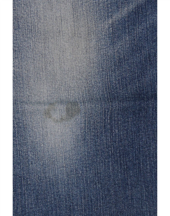 Wrangler Męskie Proste Dżinsy W36 L30 Niebieskie Bawełniane