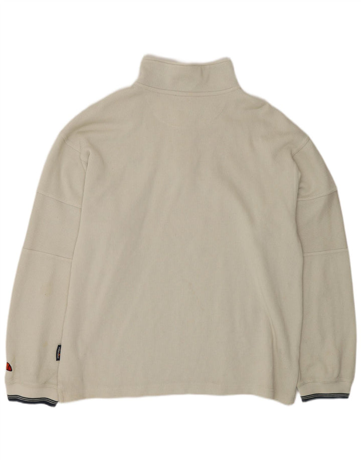 Męska bluza z zamkiem błyskawicznym ELLESSE XL, szara, bawełniana