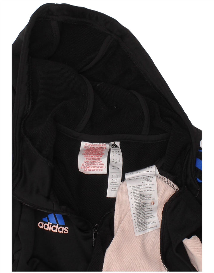 Bluza z kapturem ADIDAS Manchester United dla dziewcząt 7-8 lat w kolorze czarnym