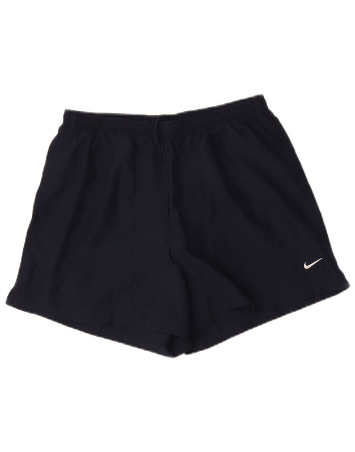 Damskie spodenki sportowe Nike Dri Fit UK 12, średni granat