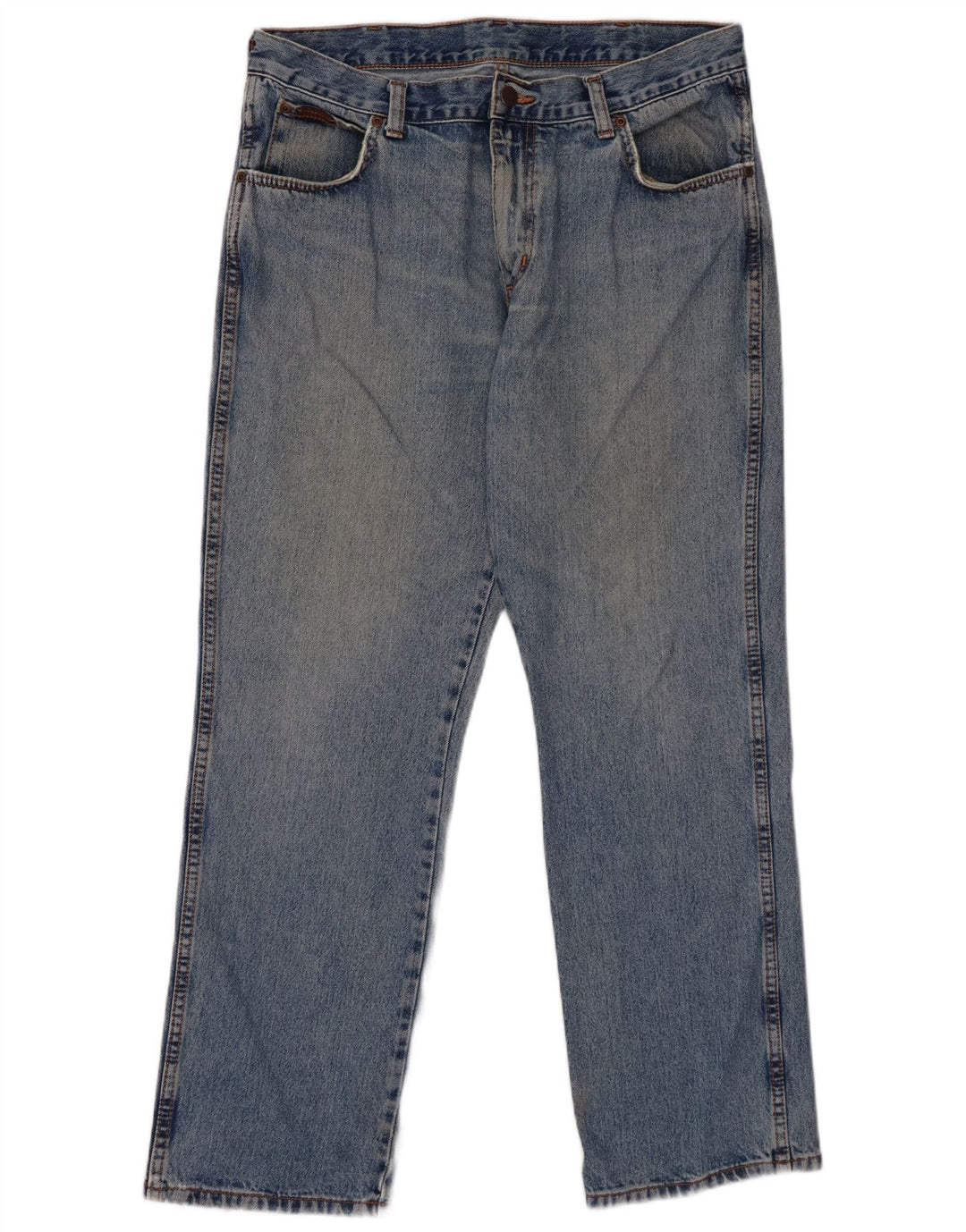 Męskie jeansy Wrangler Texas Straight W36 L30 Niebieskie bawełniane