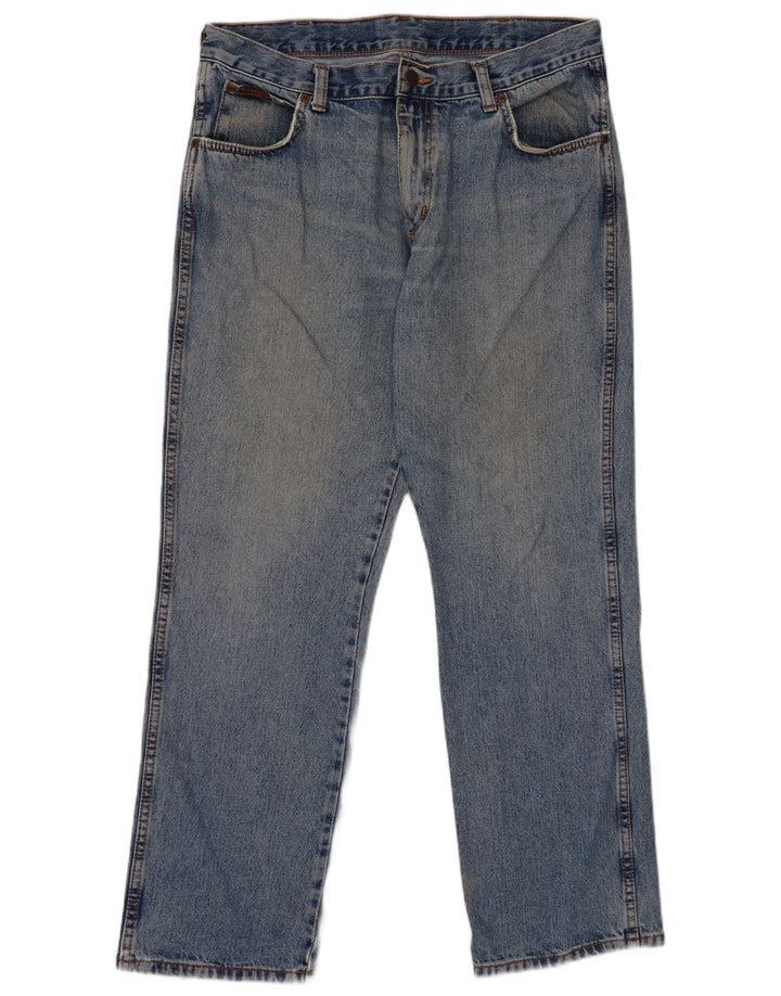 Męskie jeansy Wrangler Texas Straight W36 L30 Niebieskie bawełniane