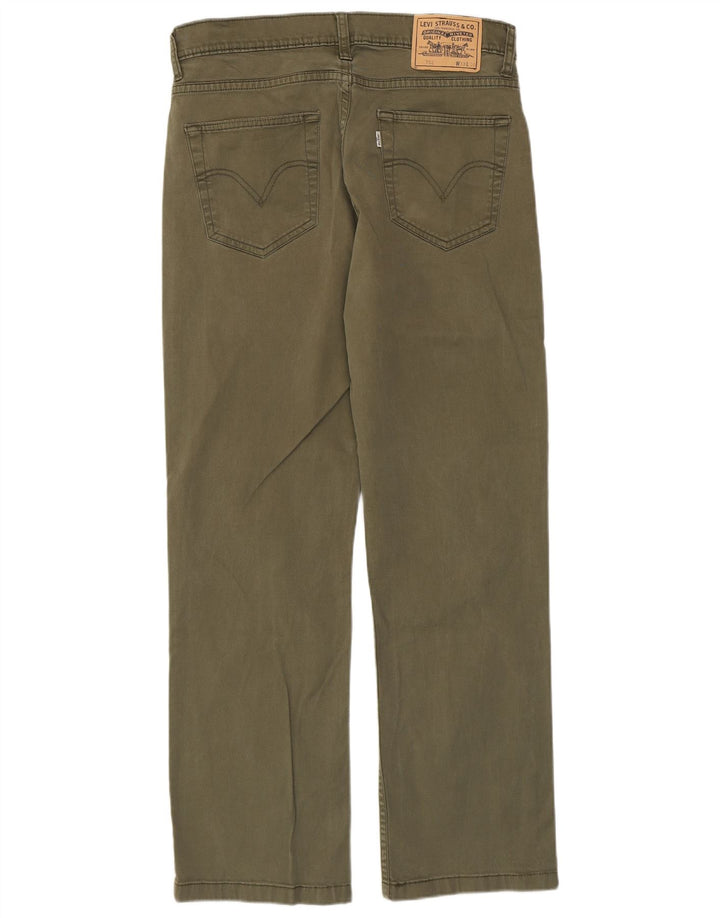 Męskie dżinsy Levi's 752 Straight W33 L30 Khaki Cotton