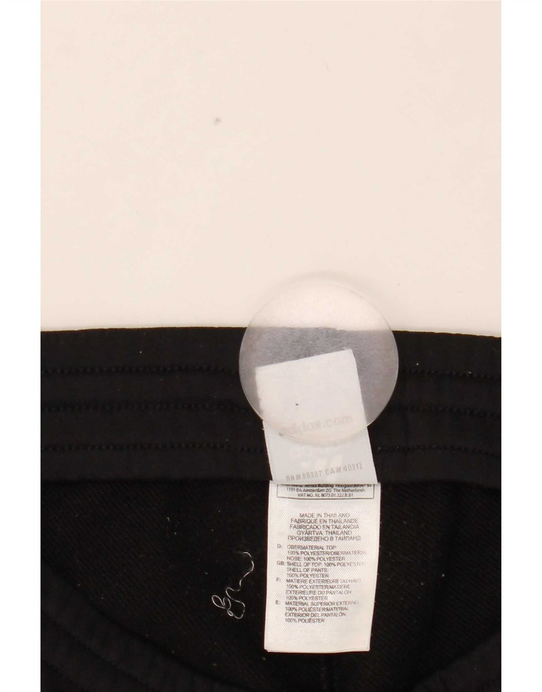 Damskie spodnie dresowe Adidas UK 8, małe, czarne, poliestrowe