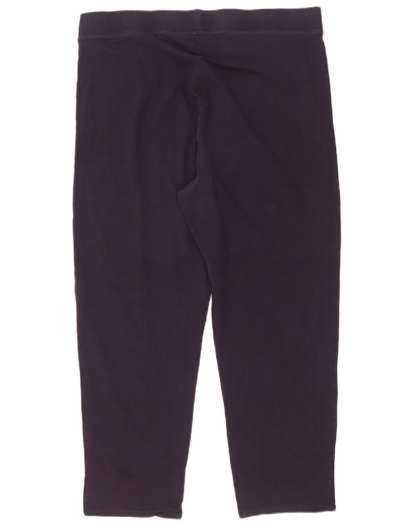 Legginsy damskie Marks & Spencer UK 22 3XL Granatowe, bawełniane
