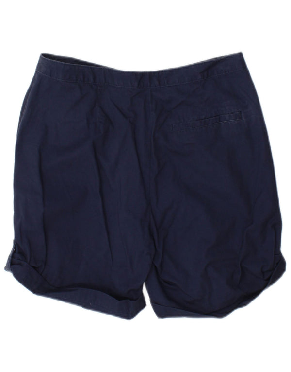 Marks & Spencer Damskie spodenki Chino UK 10 Small W27 Granatowe, bawełniane