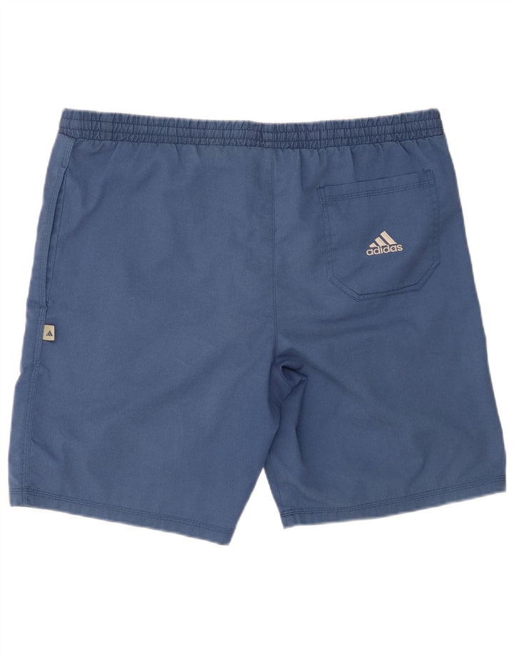 Męskie spodenki sportowe Adidas, średni granatowy poliester
