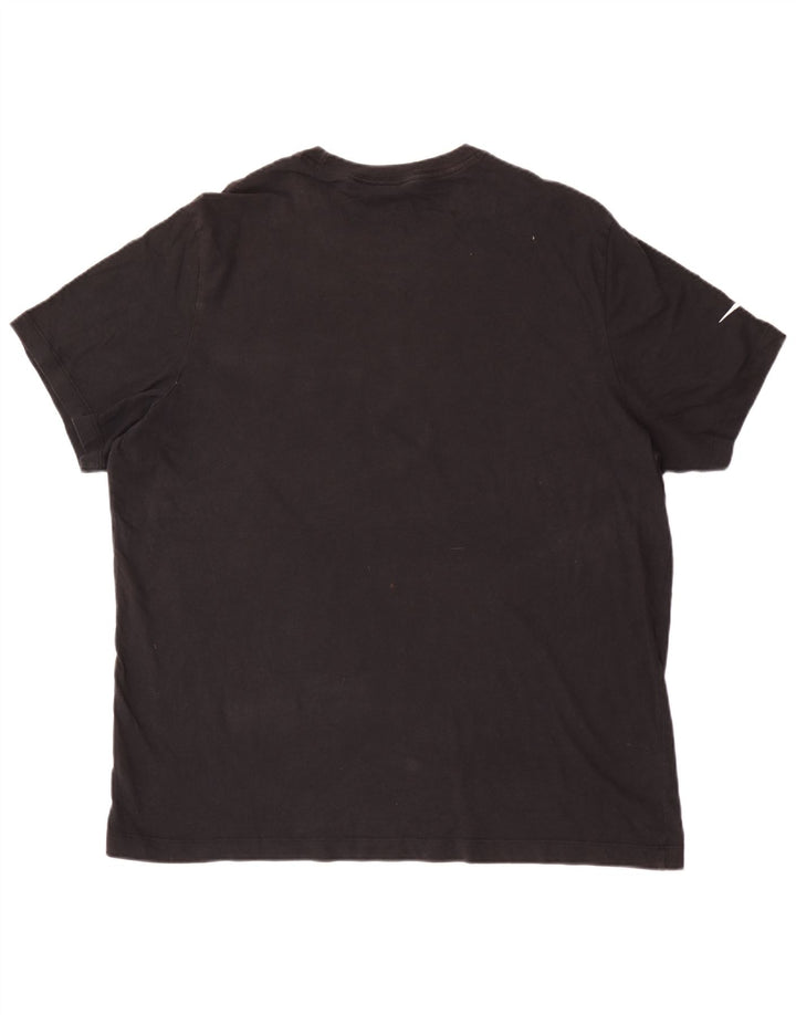 T-shirt męski NIKE Top 2XL, czarny, bawełniany