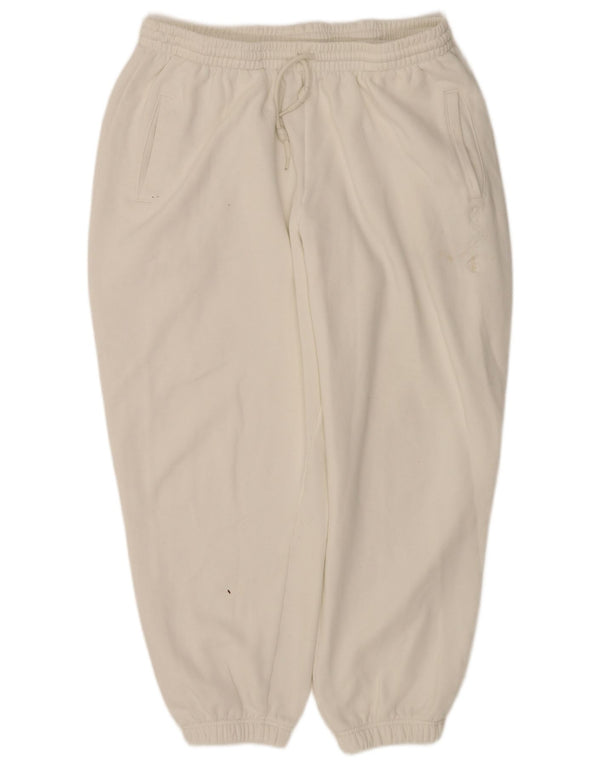 Damskie spodnie dresowe Adidas Joggers UK 20 2XL Biała bawełna