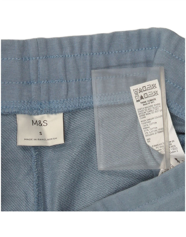 Męskie spodenki sportowe Marks & Spencer, małe, niebieskie, bawełniane