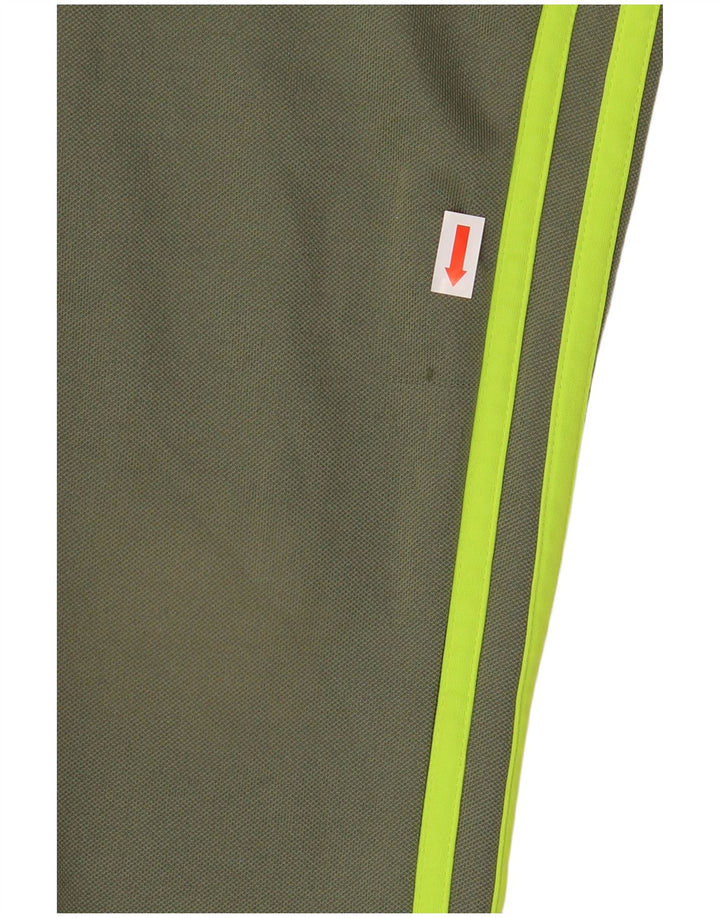 Chłopięce spodnie dresowe ADIDAS Climalite 11-12 lat, khaki, poliester