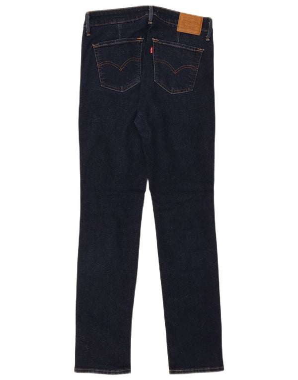 Damskie jeansy Levi's 712 Slim W28 L30 Granatowa bawełna