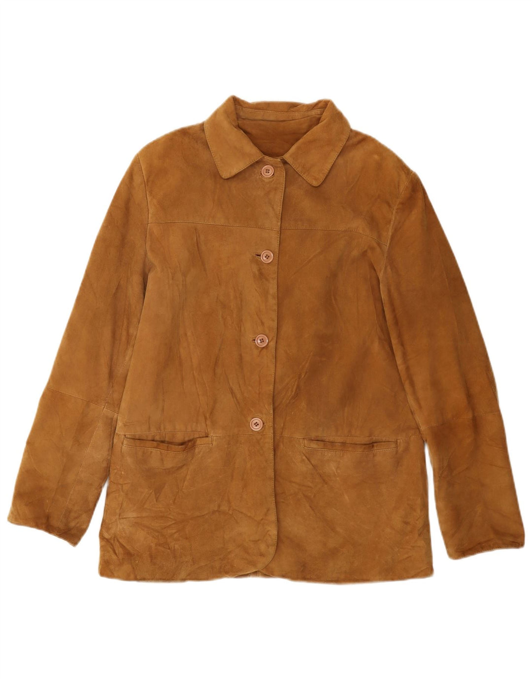 Damska kurtka zamszowa Conbipel IT 44 w kolorze średniego beżu