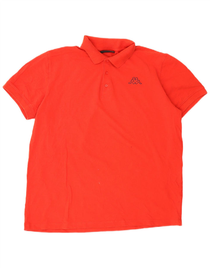 Męska koszulka polo KAPPA 2XL, czerwona, bawełniana