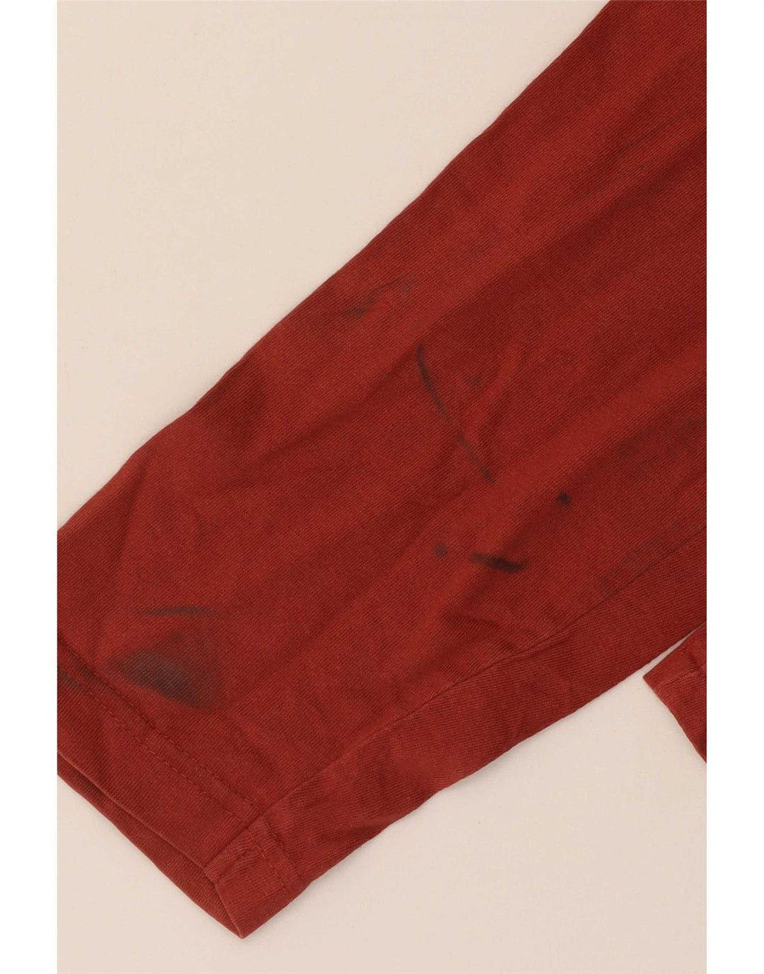 Męski top Calvin Klein Jeans z długim rękawem, średnio czerwony, bawełniany