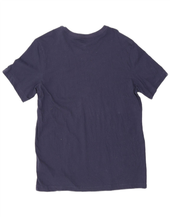T-shirt męski Nike, duży, granatowy, bawełniany