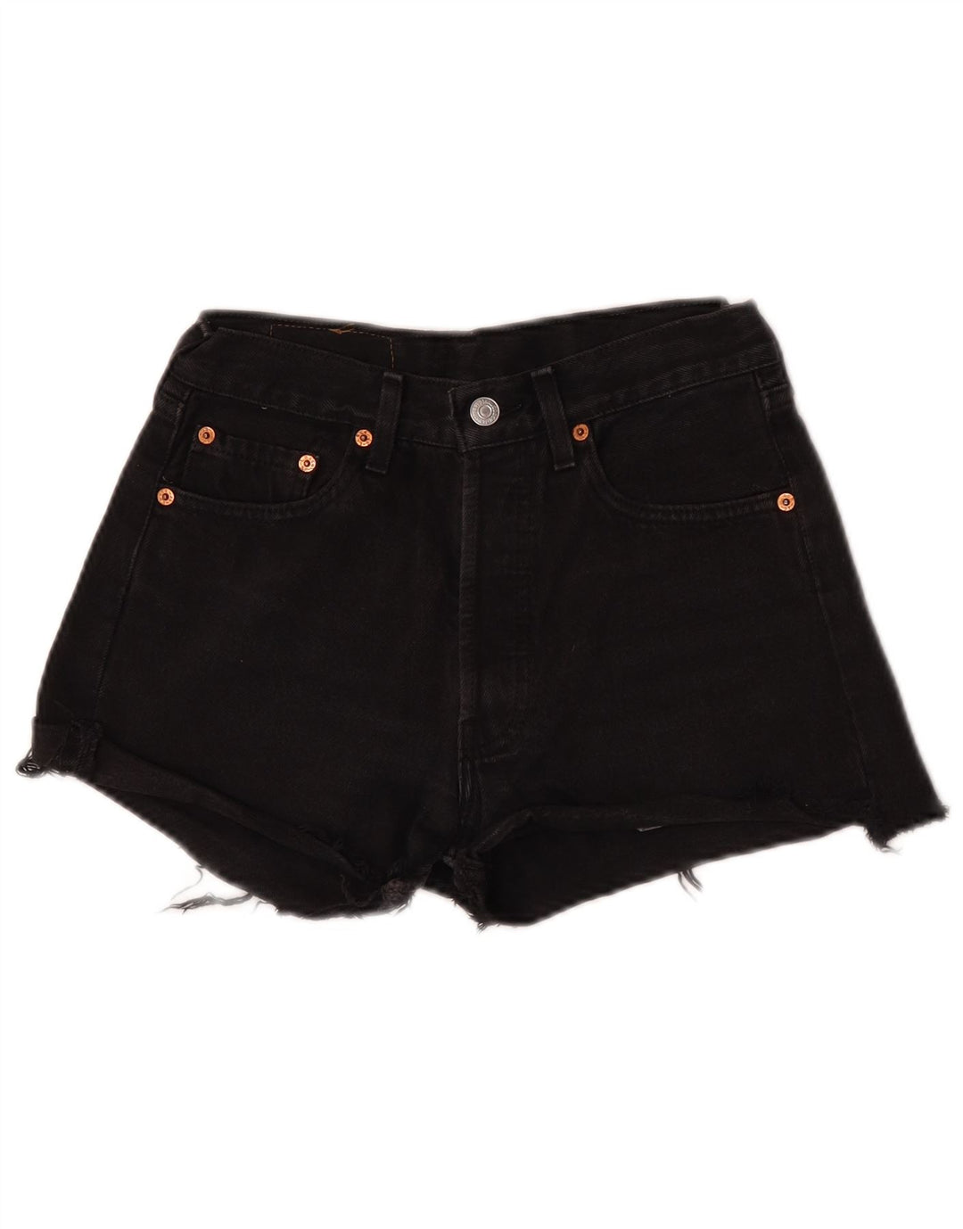 Damskie spodenki jeansowe Levi's 501 W28 Średnia czerń