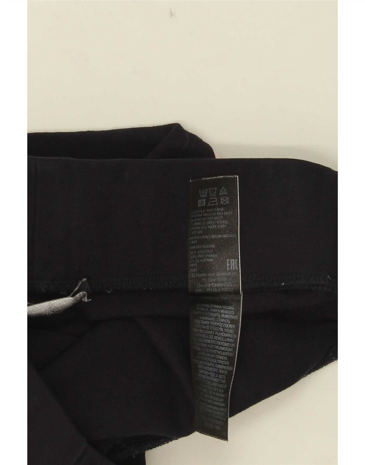 Legginsy damskie Marks & Spencer UK 10 Small, granatowe, wiskozowe z blokami kolorów