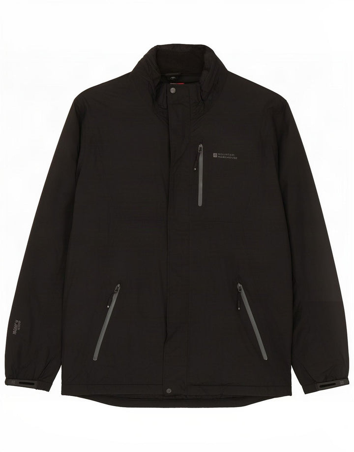 Mountain Warehouse Męska kurtka przeciwdeszczowa UK 42 XL Czarna Poliester