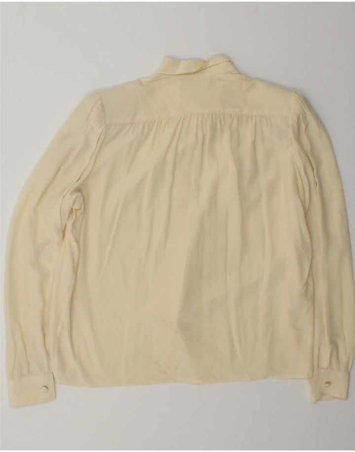 PRINCIPE Womens Oversized Shirt Blouse UK 18 XL Beige Vintage Principe and Second-Hand Principe from Messina Hembry 