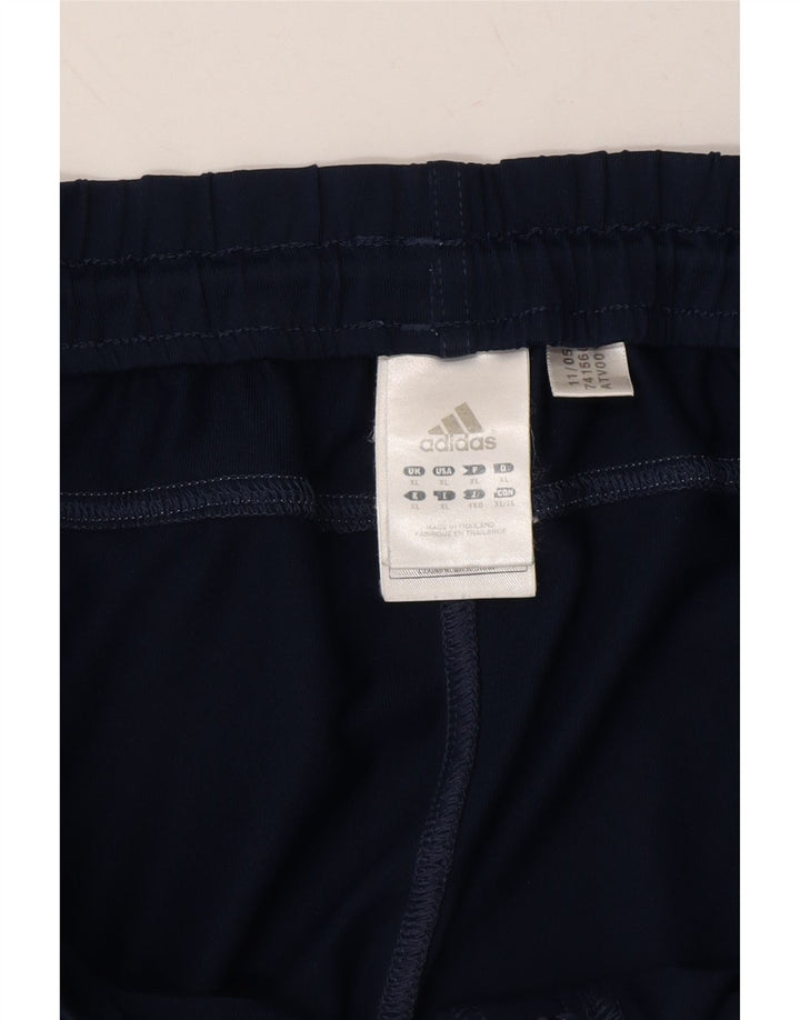 ADIDAS Mens Sport Shorts XL  Navy Blue Polyester Vintage Adidas and Second-Hand Adidas from Messina Hembry 