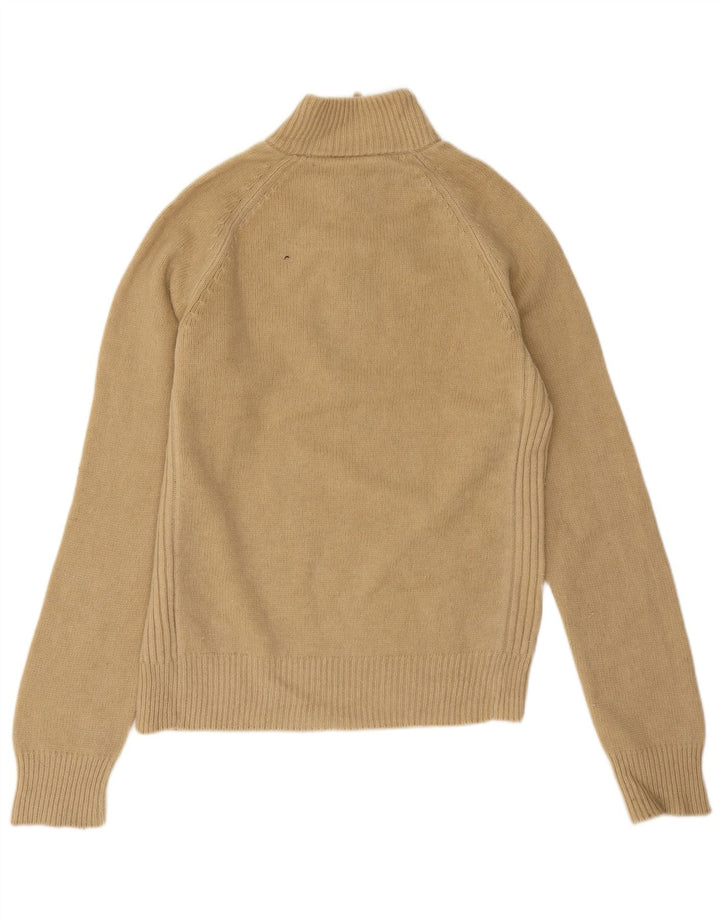 Męski sweter z zamkiem błyskawicznym Timberland 2XL beżowa wełna owcza
