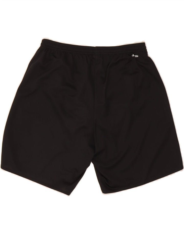 ADIDAS Mens Sport Shorts Large Black Polyester Vintage Adidas and Second-Hand Adidas from Messina Hembry 