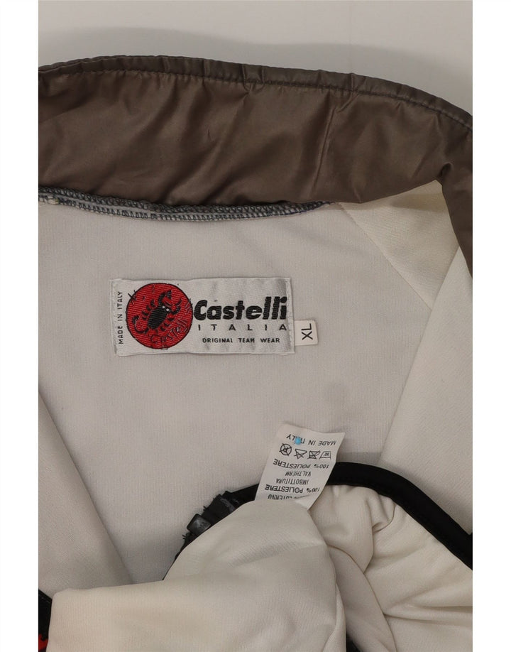 Męska kurtka dresowa Castelli Graphic XL, wielobarwna, z blokami kolorów