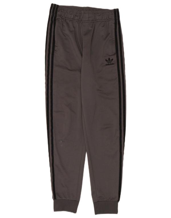 Adidas Chłopięce Spodnie Dresowe Joggery 13-14 Lat Szary Poliester