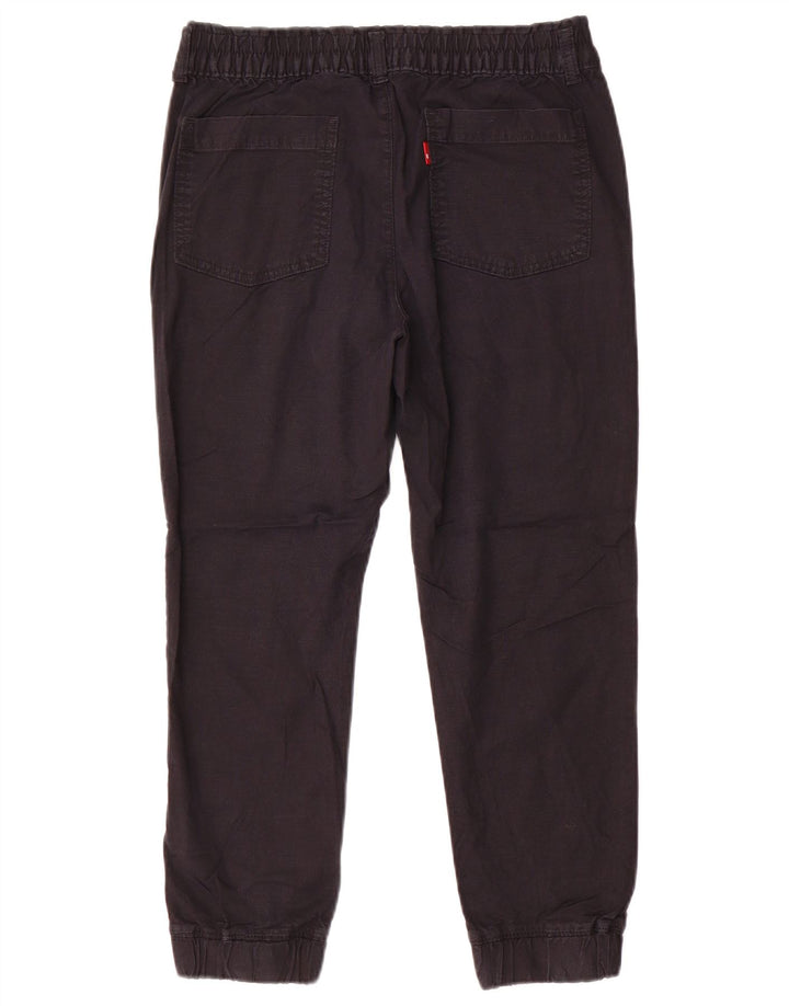 LEVI'S Womens Joggers Casual Trousers Small W27 L24 Black