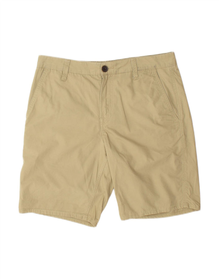 TIMBERLAND Mens Chino Shorts W30 Medium Beige Cotton