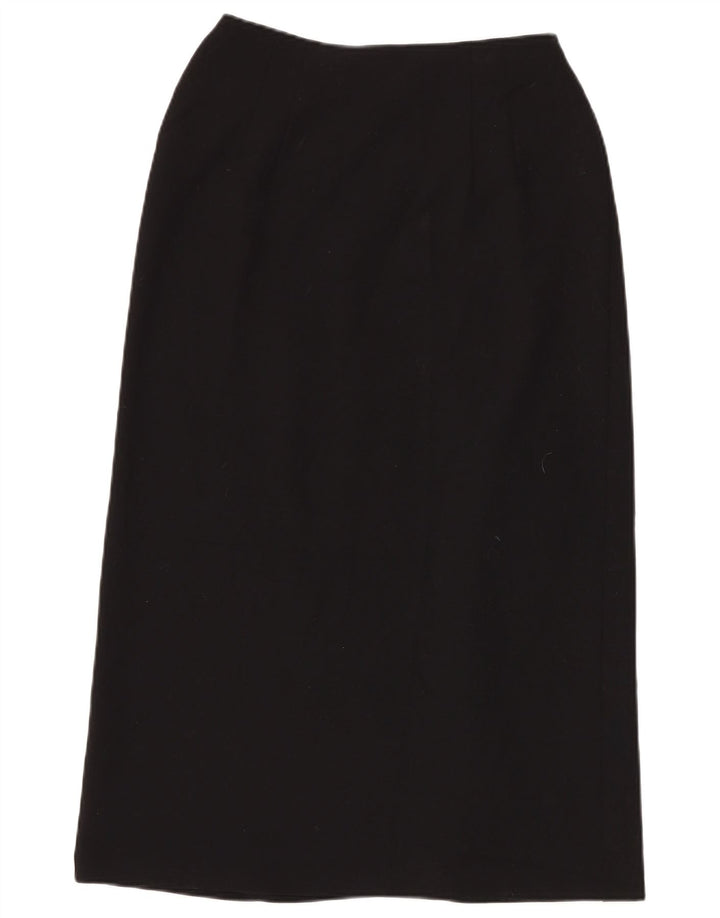 Marks & Spencer Damska spódnica kopertowa UK 12 Medium W28 Czarny poliester