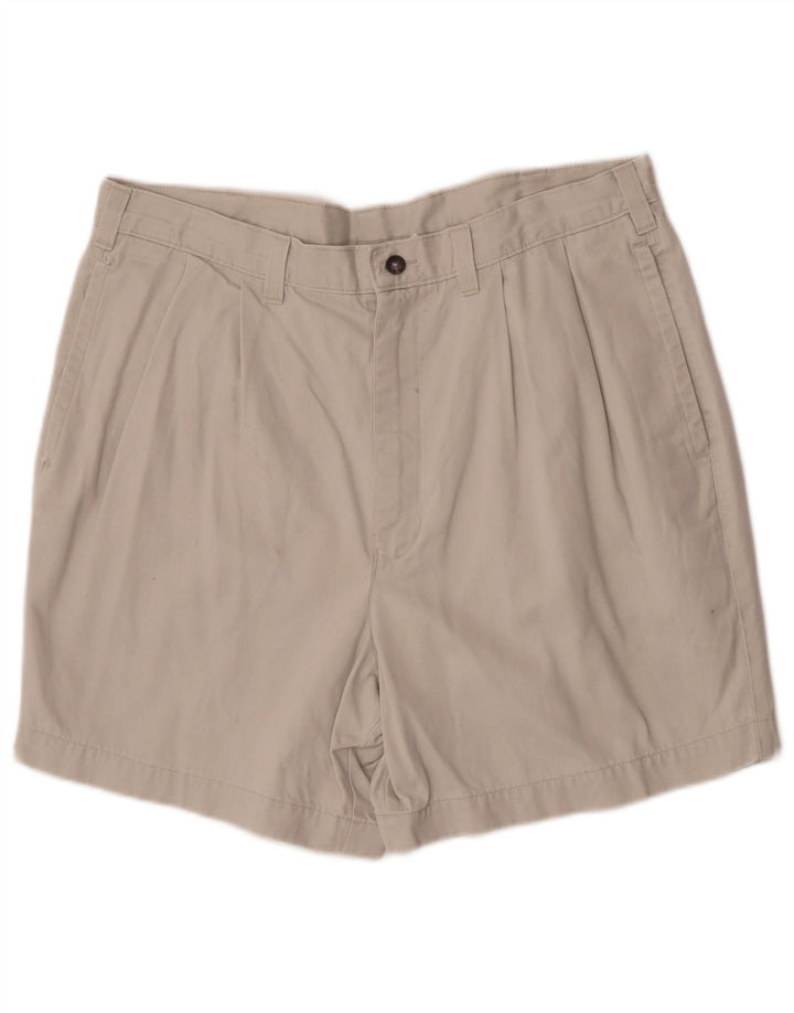 Męskie spodenki Chino Marks & Spencer W36, duże, złamanej bieli, bawełniane